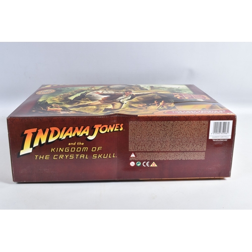 106 - A SEALED BOXED HASBRO INDIANA JONES THE LOST TEMPLLE OF AKATOR PLAYSET, 46035, box crushed to the fr... 