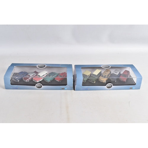 107 - A COLLECTION OF BOXED 1:76 SCALE OXFORD DIECAST MODEL VEHICLES, to include an Original AFS Green God... 