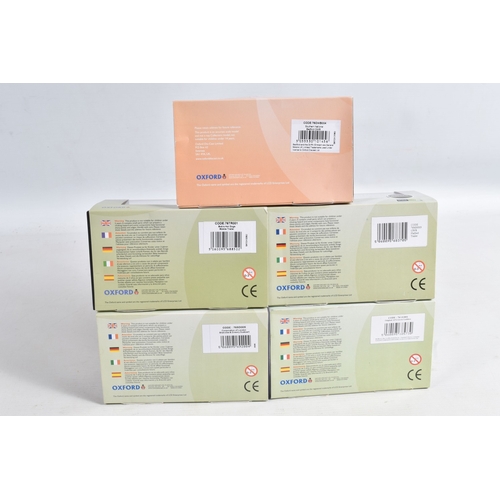 107 - A COLLECTION OF BOXED 1:76 SCALE OXFORD DIECAST MODEL VEHICLES, to include an Original AFS Green God... 