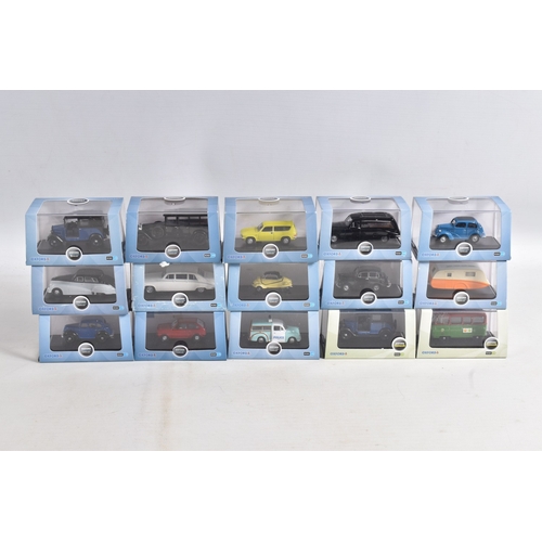 107 - A COLLECTION OF BOXED 1:76 SCALE OXFORD DIECAST MODEL VEHICLES, to include an Original AFS Green God... 