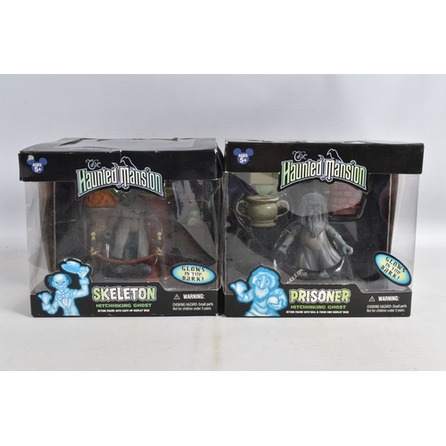 109 - SIX BOXED DISNEY THEME PARK EDITION HAUNTED MANSION ACTION FIGURES, to include The Mariner, Traveler... 