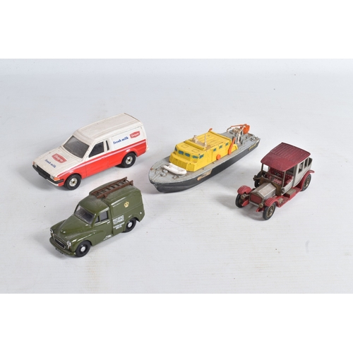 111 - BOXED AND LOOSE EFE, MATCHBOX, CORGI, DINKY, ATLAS EDITIONS BUSES, COACHES, TRAMS AND COMMERCIAL DIE... 