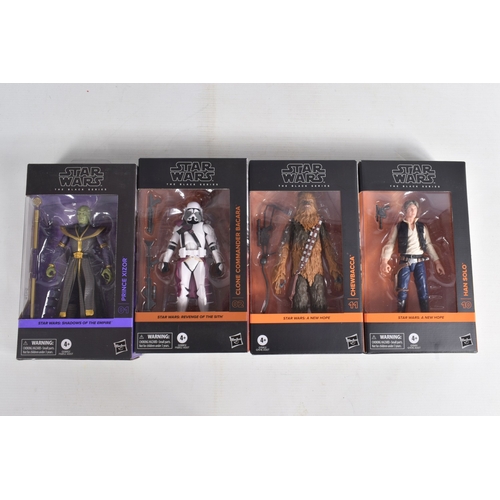 114 - TWELVE BOXED HASBRO STAR WARS THE BLACK SERIES FIGURES, to include a 'Jedi: Survivor'  Dagan Gera G1... 