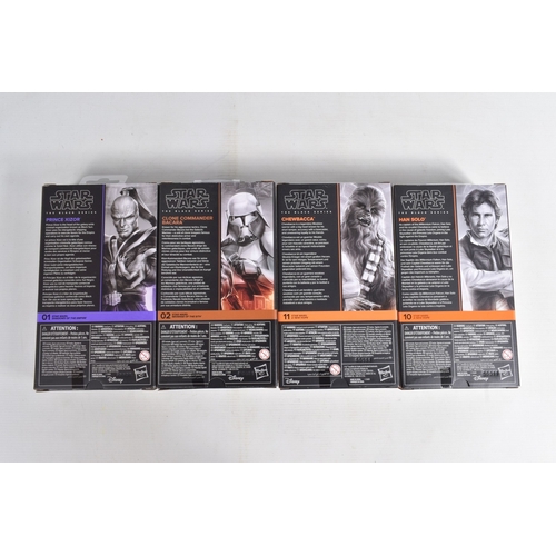 114 - TWELVE BOXED HASBRO STAR WARS THE BLACK SERIES FIGURES, to include a 'Jedi: Survivor'  Dagan Gera G1... 