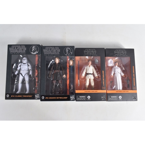 114 - TWELVE BOXED HASBRO STAR WARS THE BLACK SERIES FIGURES, to include a 'Jedi: Survivor'  Dagan Gera G1... 