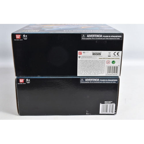 116 - A COLLECTION OF BOXED BANDAI THUNDERCATS ACTION FIGURES, ACCESSORIES AND VEHICLES, to include two De... 