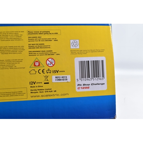 119 - A BOXED HORBY SCALEXTRIC DIGITAL PITSTOP CHALLENGE SET, C1296, set appears new with all parts sealed... 