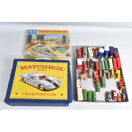 92 - A MATCHBOX COLLECTORS CARRY CASE, No.41, containing 48 Matchbox 1-75 series regular wheels models, t... 