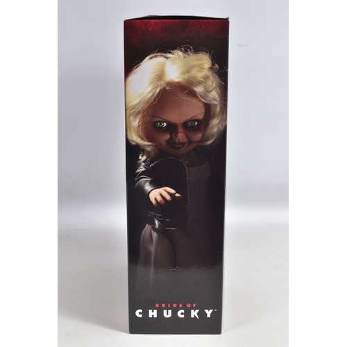96 - A BOXED MEZCO TOYZ BRIDE OF CHUCKY DOLL, asst. 78015, CC1306, opened from the base but doesnt appear... 