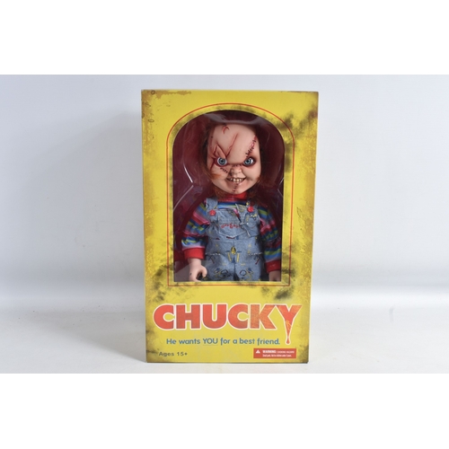 97 - A SEALED BOXED MEZCO TOYZ BRIDE OF CHUCKY EVIL CHUCKY DOLL, He wants YOU for a best friend, asst. 78... 