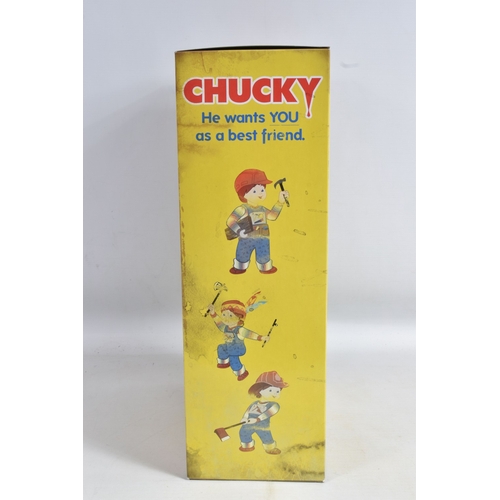 97 - A SEALED BOXED MEZCO TOYZ BRIDE OF CHUCKY EVIL CHUCKY DOLL, He wants YOU for a best friend, asst. 78... 