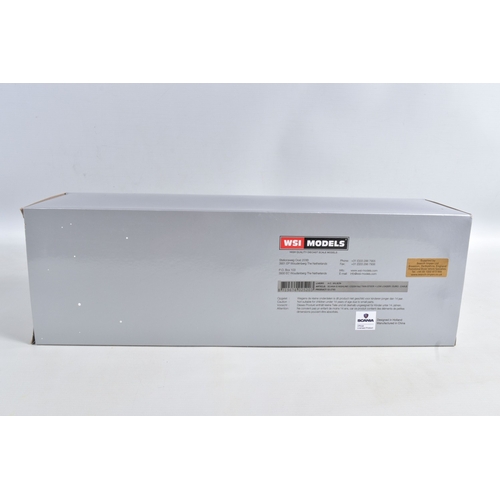 181 - A BOXED WSI MODELS SCANIA S HIGHLINE I CS20H 6x2 TWIN STEER + LOW LOADER/EURO 2 AXLE - H.C. WILSON, ... 