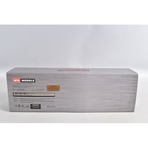 185 - A BOXED WSI MODELS VOLVO FH5 GLOB. XL 6x2 TAG AXLE + 3 AXLE REEFER TRAILER - McCONAGHY, No.02-3209, ... 