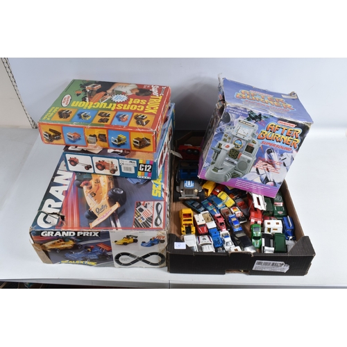 193 - A VARIETY OF BOXED TOYS, to include a 1987 Sega Grandstand After Burner with box, untested, a boxed ... 