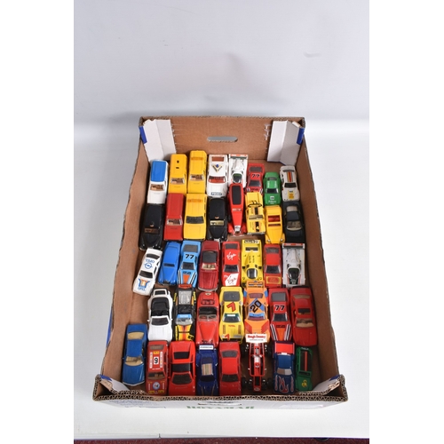 200 - A LARGE QUANTITY OF UNBOXED ASSORTED PLAYWORN DIECAST AND PLASTIC VEHICLES, to include Corgi, Matchb... 
