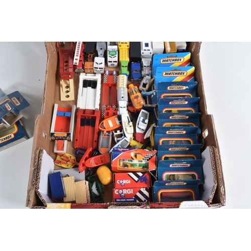 201 - A LARGE QUANTITY OF UNBOXED ASSORTED PLAYWORN DIECAST VEHICLES, mostly late 1970's and later issues,... 