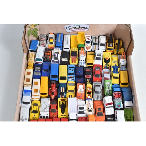 201 - A LARGE QUANTITY OF UNBOXED ASSORTED PLAYWORN DIECAST VEHICLES, mostly late 1970's and later issues,... 