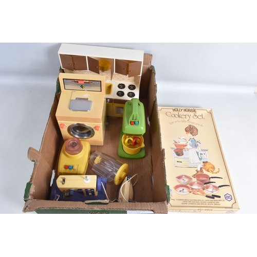 202 - A COLLECTION OF 1960'S/1970'S PLASTIC AND VINYL DOLLS, FURNITURE AND ACCESSORIES, to include boxed D... 