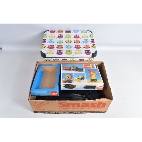 203 - A QUANTITY OF UNBOXED ASSORTED LEGO DUPLO, includes railway locomotives & wagons, track and assorted... 