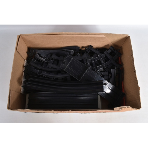 203 - A QUANTITY OF UNBOXED ASSORTED LEGO DUPLO, includes railway locomotives & wagons, track and assorted... 