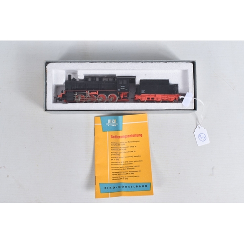 232 - A BOXED PIKO HO GAUGE FREIGHT TRAIN SET, comprising class BR38 locomotive and tender No.38 234, D.R.... 