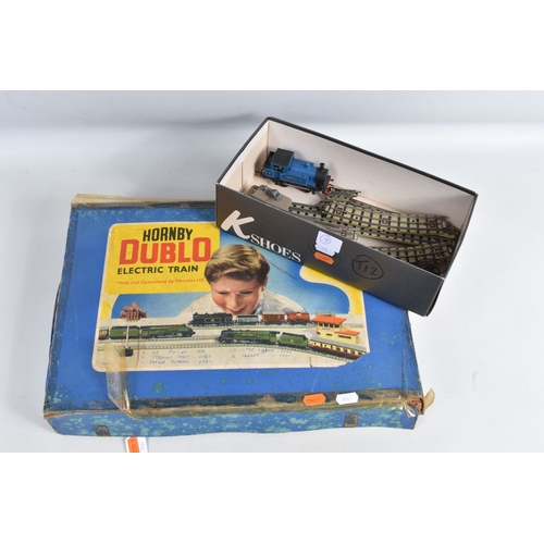 235 - A BOXED HORNBY DUBLO 2-6-4 TANK PASSENGER SET, No.EDP13, comprising class 4MT Standard Tank No.80054... 