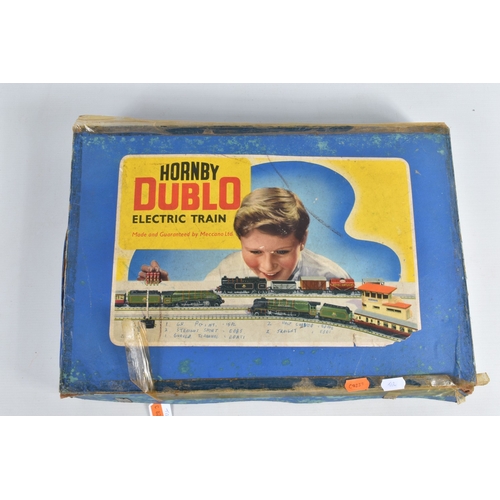 235 - A BOXED HORNBY DUBLO 2-6-4 TANK PASSENGER SET, No.EDP13, comprising class 4MT Standard Tank No.80054... 