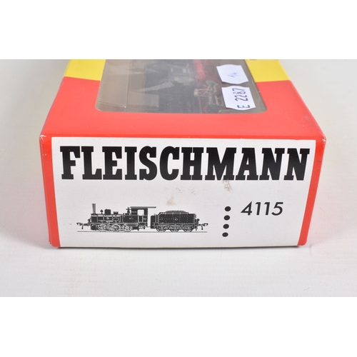 211 - THREE BOXED FLEISCHMANN HO GAUGE LOCOMOTIVES, class BR89 Tank No.89 005 (4019), class BR98 Tank No.9... 