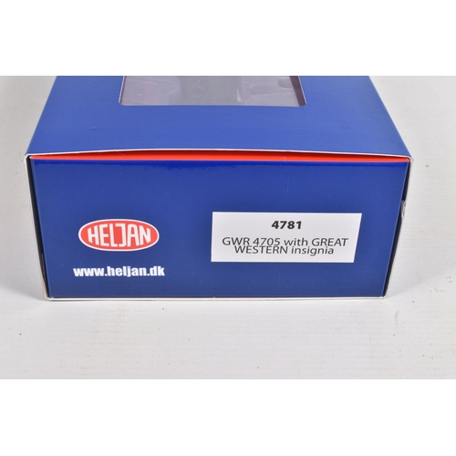 215 - A BOXED HELJAN OO GAUGE CLASS 4700 LOCOMOTIVE & TENDER, No.4705, G.W.R. green livery (4781), appears... 