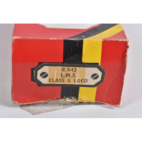 224 - TWO BOXED HORNBY RAILWAYS OO GAUGE L.M.S. LOCOMOTIVES, class 5 No.4657 (R842) and class 4P Tank No.2... 