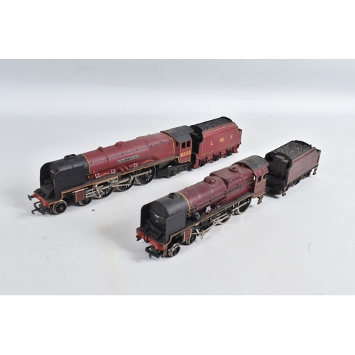 226 - A QUANTITY OF UNBOXED ASSORTED OO GAUGE L.M.S. LOCOMOTIVES, Hornby Duchess class 'Duchess of Sutherl... 