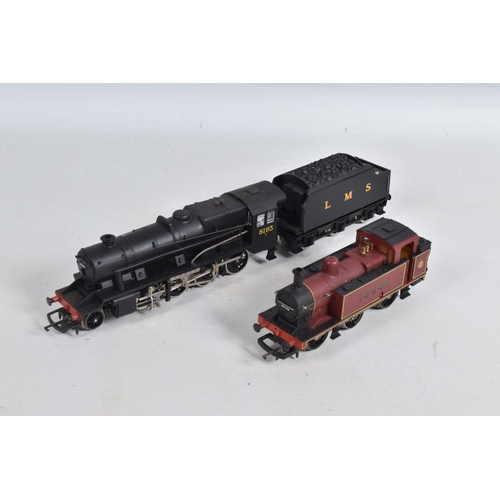 226 - A QUANTITY OF UNBOXED ASSORTED OO GAUGE L.M.S. LOCOMOTIVES, Hornby Duchess class 'Duchess of Sutherl... 