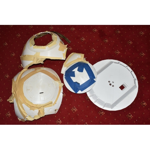 205 - A LARGE QUANTITY OF 3D PRINTED AND FIBREGLASS STAR WARS RELATED PARTS, many life size componants inc... 