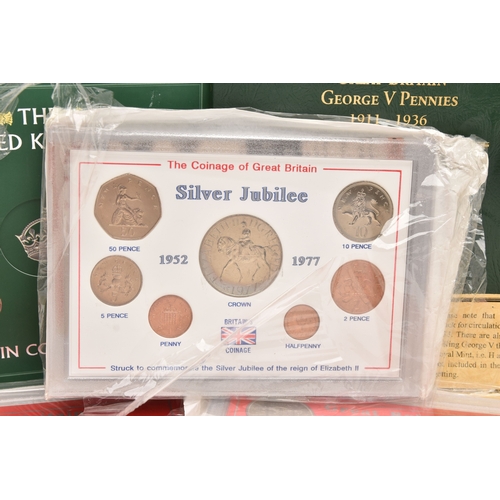 182 - A GROUP OF COLLECTORS COIN SETS, to include Britain's First Decimal Coins Set in plastic wallet, The... 