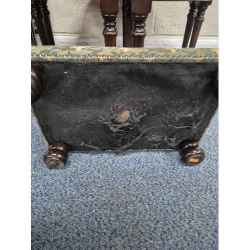 230 - A SET OF FOUR FOLDING GARDEN CHAIRS, a set of four mahogany corner chairs, along with a stool and an... 