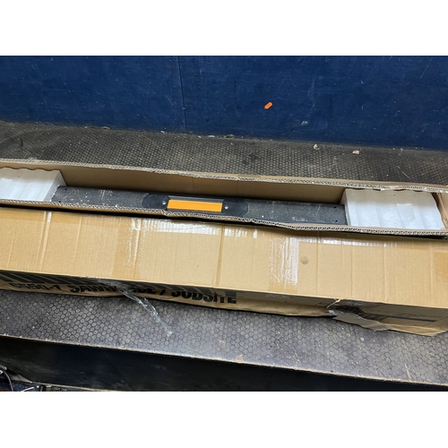 70 - A PAIR OF TOUGH BUILT C550 FOLDING SAWHORSES IN ORIGINAL BOXES