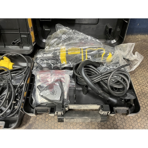 83 - THREE STANLEY FATMAX POWER TOOLS: including a new and still-packaged FME650 multitool, a used FME650... 