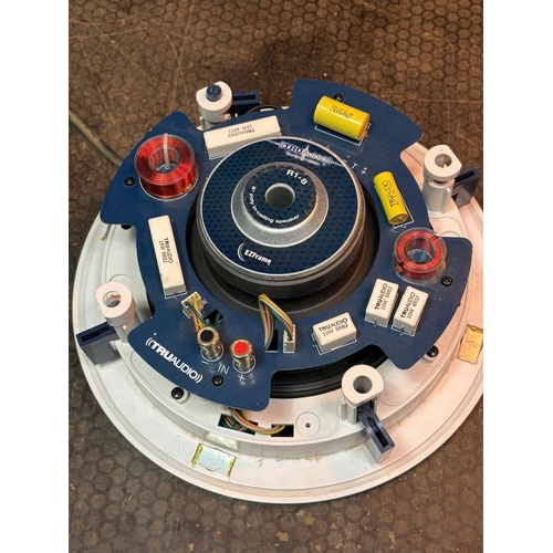 90 - A PATIO HEATER, and a TruAudio R1-8 8'' poly in-ceiling speaker, condition report: PAT pass and heat... 