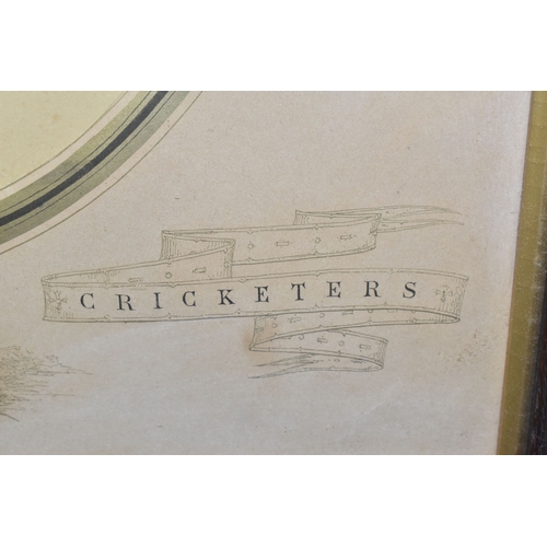 1032 - AUSTRALIAN ABORIGINAL CRICKETERS - A PHOTOGRAPHIC PRINT, cricketers photographed by Patrick Dawson, ... 