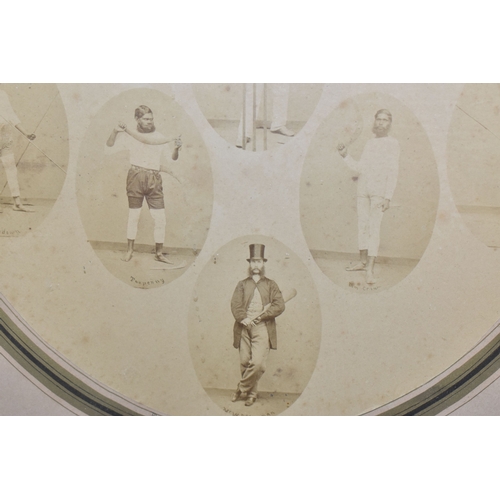 1032 - AUSTRALIAN ABORIGINAL CRICKETERS - A PHOTOGRAPHIC PRINT, cricketers photographed by Patrick Dawson, ... 