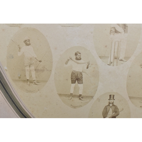 1032 - AUSTRALIAN ABORIGINAL CRICKETERS - A PHOTOGRAPHIC PRINT, cricketers photographed by Patrick Dawson, ... 