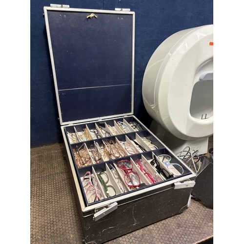 52 - A SELECTION OF OPTICIANS EQUIPMENT, to include a Canon digital retinal camera CR-2, an Optopol PTS 9... 