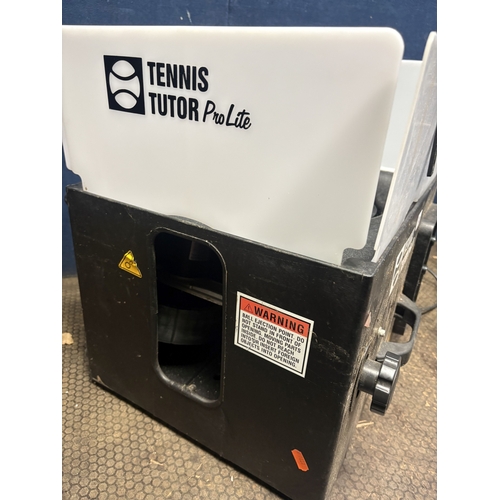 53 - A TENNIS TUTOR PRO LITE TENNIS BALL MACHINE, PAT pass and tested working