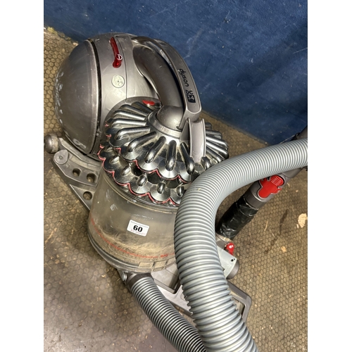 60 - A DYSON DC54 BALL FLOOR VACUUM CLEANER, condition report: PAT pass and working, Floor head taped and... 