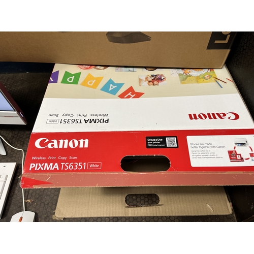 77 - A LENOVO IDEACENTRE F0CD ALL IN ONE COMPUTER with 8Gb RAM, i56400T processor, 1Tb HDD, wired keyboar... 