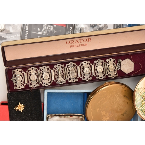 528 - A BOX OF ASSORTED COSTUME JEWELLERY, to include clip on earrings, bracelets, necklaces, charms, etc ... 