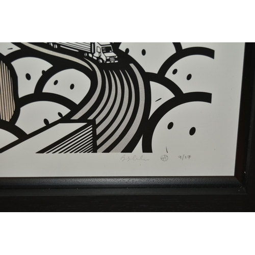 760 - THE LONDON POLICE (STREET ART DUO FORMED 1998) 'MARILYNWOOD', a signed limited edition print depicti... 