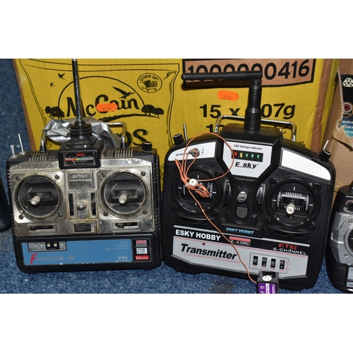 FOUR BOXES AND A CASE OF REMOTE CONTROL HANDSETS to include ...