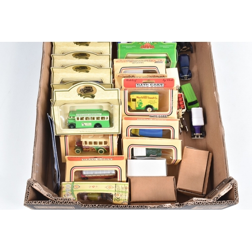 22 - A COLLECTION OF MAINLY BOXED MODERN DIECAST VEHICLES, to include assorted Corgi Classics Tram models... 