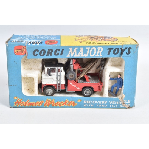 48 - TWO BOXED CORGI MAJOR TOYS, Ford H Series Holmes Wrecker Recovery Vehicle, No.1142 and Priestman 'Cu... 